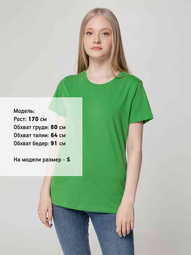 Футболка женская T-bolka Lady, ярко-зеленая - 4