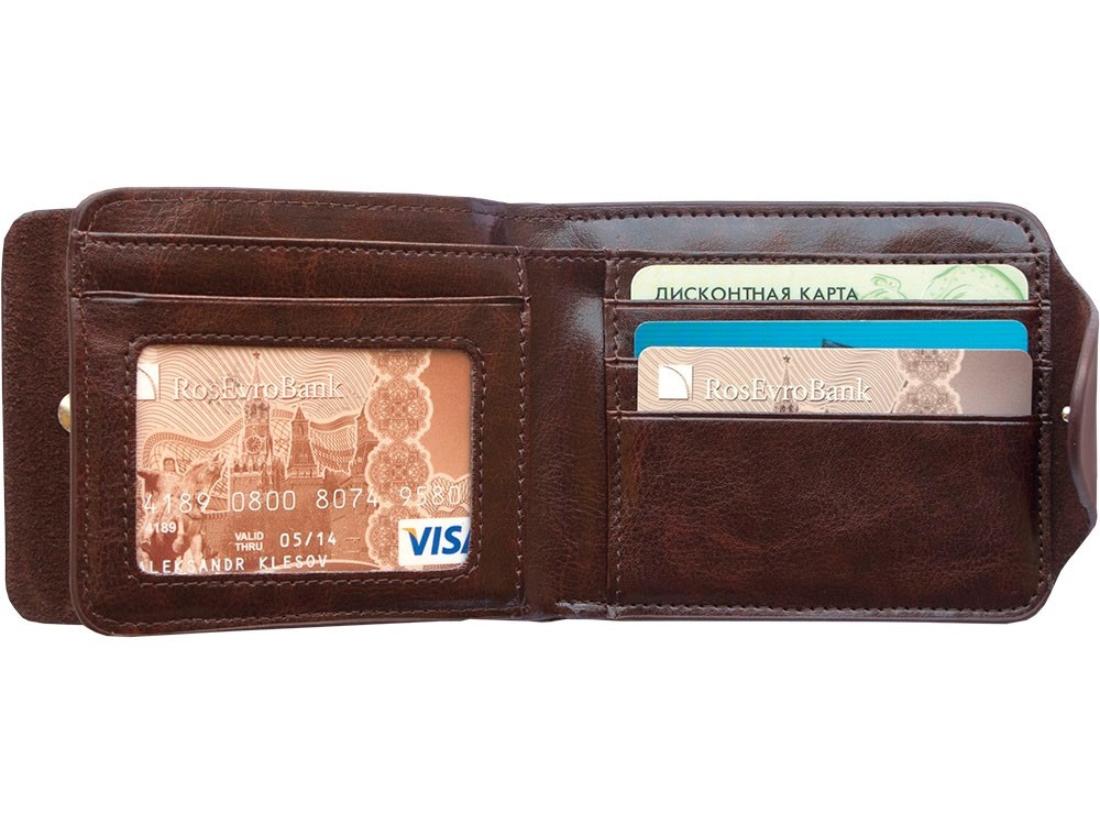 Набор Галеон: портмоне, визитница, лупа, ручка шариковая - 4