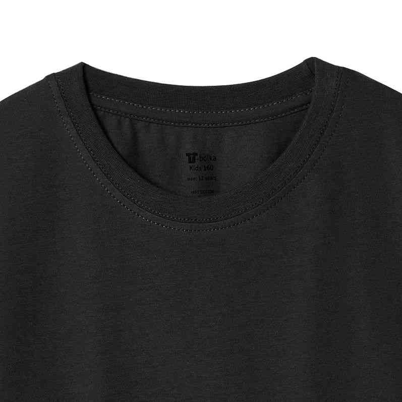 Футболка детская T-Bolka Kids, черная - 3