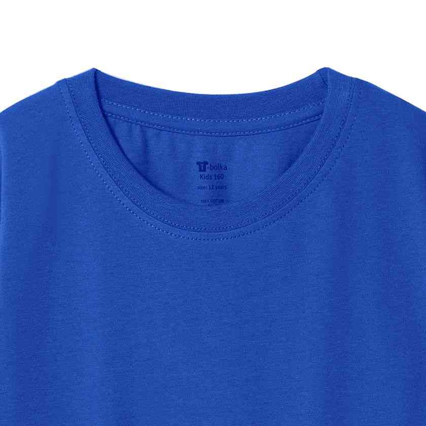 Футболка детская T-Bolka Kids, ярко-синяя - 3