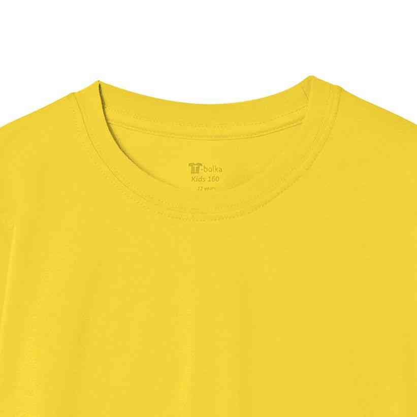 Футболка детская T-Bolka Kids, желтая - 3