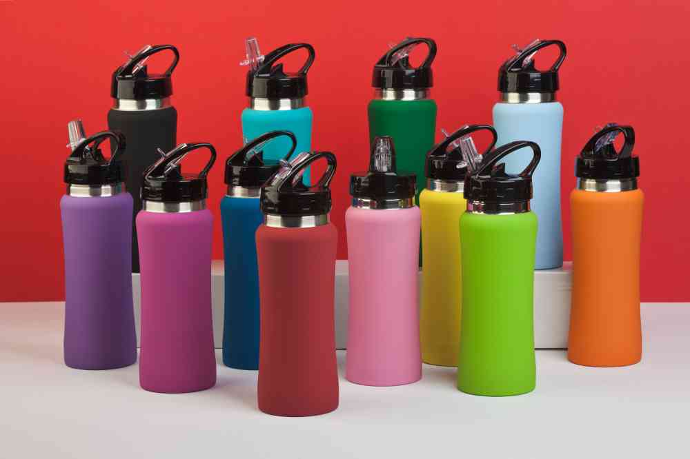 Бутылка для воды "Индиана" 600 мл, покрытие soft touch - 3