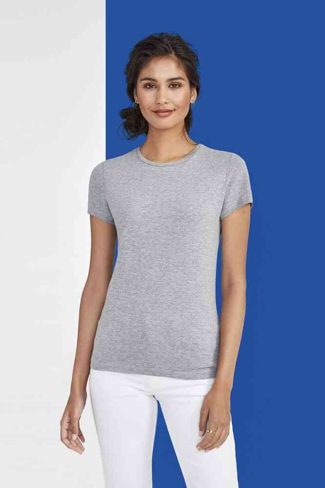Футболка женская Miss 150, серый меланж - 5