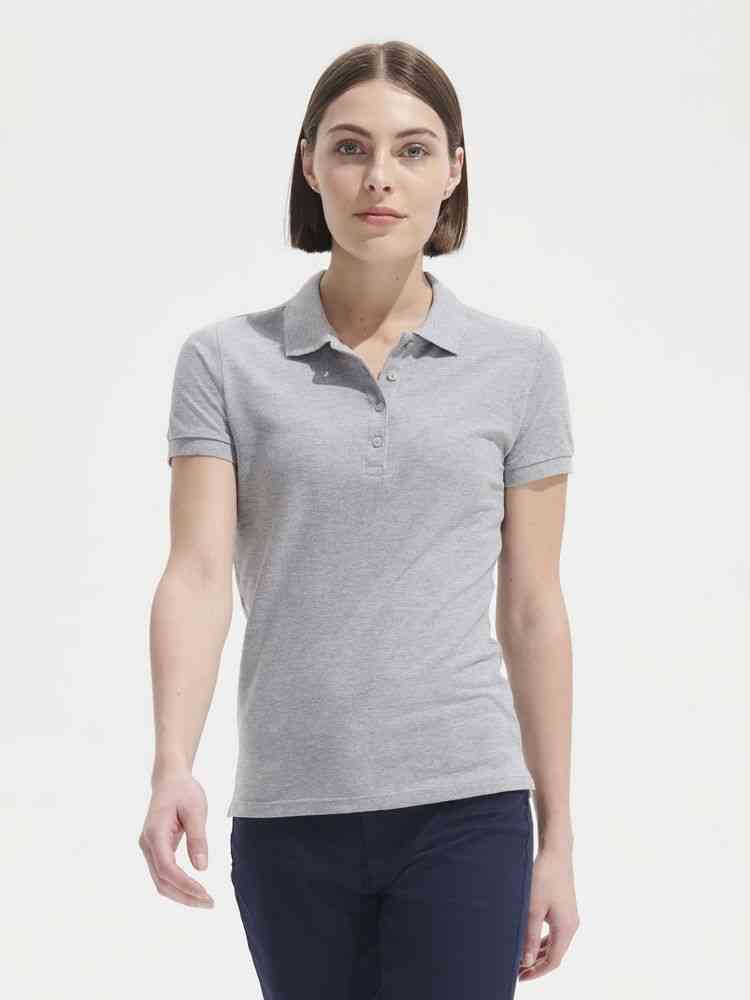 Рубашка поло женская People 210, темно-синяя (navy) - 4