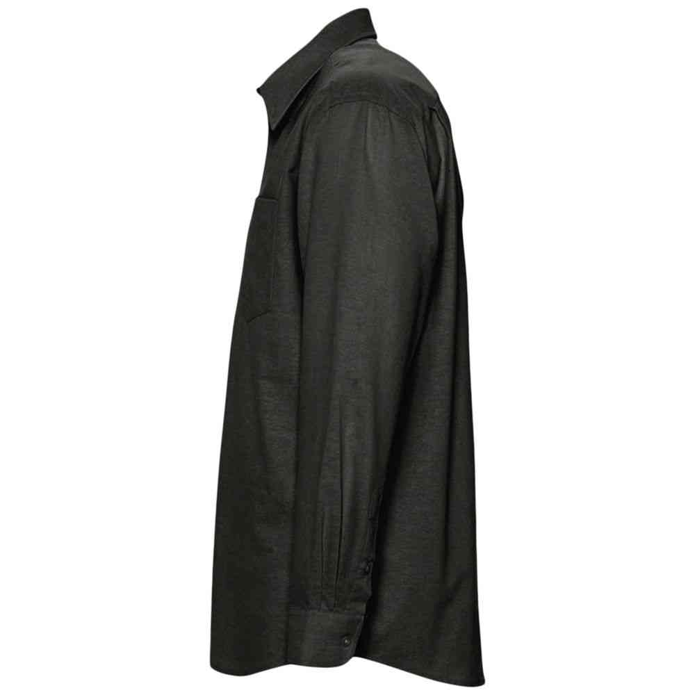 Рубашка мужская с длинным рукавом Boston, черная - 3