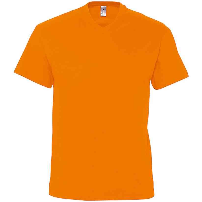 Футболка мужская с V-образным вырезом Victory 150, оранжевая