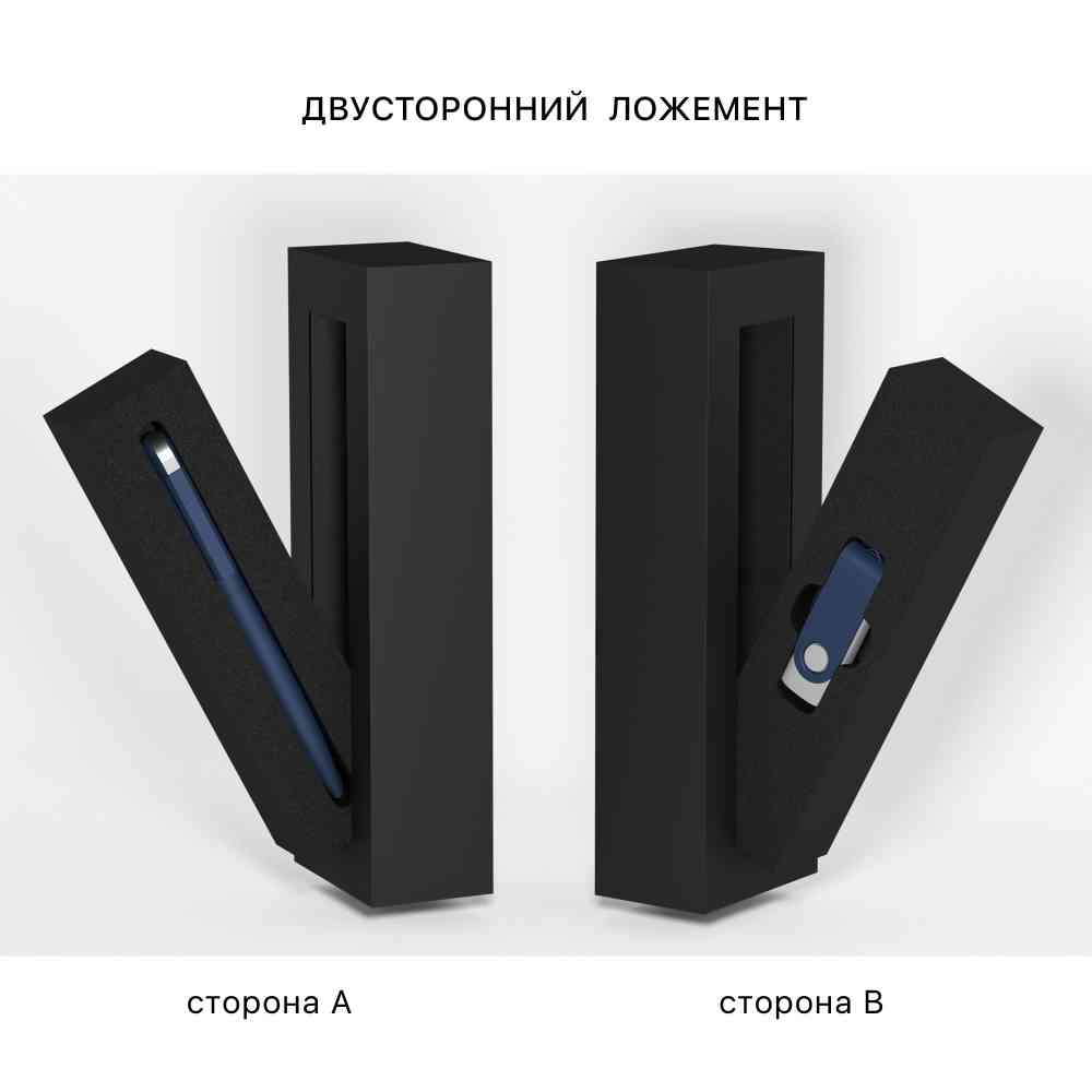 Набор ручка "Jupiter" + флеш-карта "Vostok" 16 Гб в футляре, покрытие soft touch №2