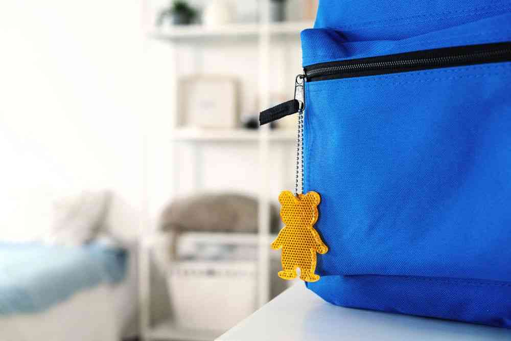 Пешеходный светоотражатель «Мишка», белый - 2