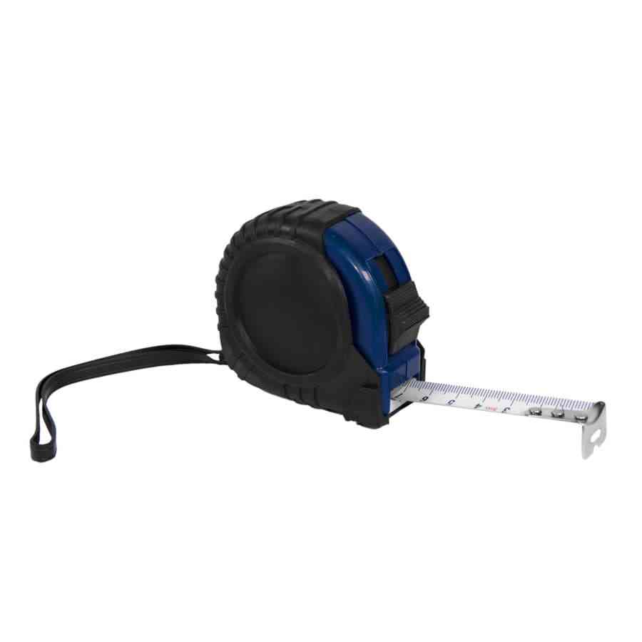 Рулетка GRADE с металлическим клипом 5 м., синяя, пластик - 2