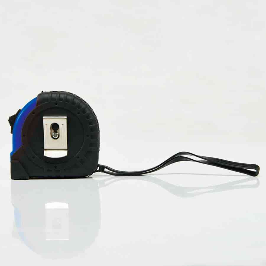 Рулетка GRADE с металлическим клипом 5 м., синяя, пластик - 3