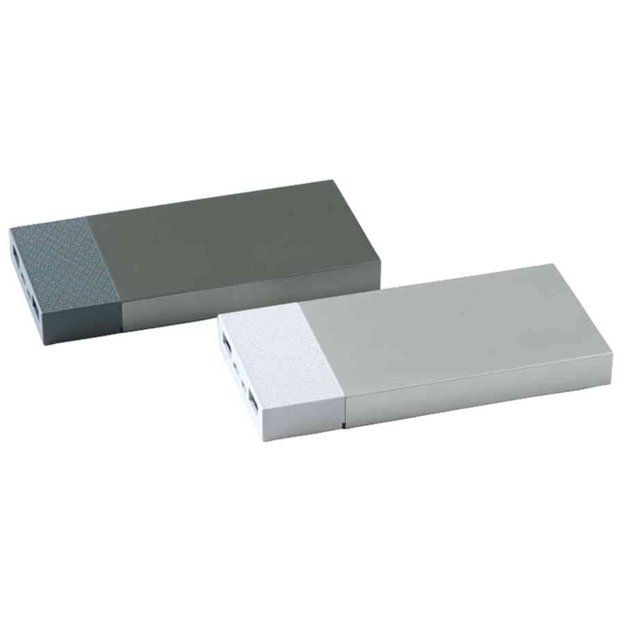 Универсальный аккумулятор "Slim Pro" (10000mAh),белый, 13,8х6,7х1,5 см,пластик,металл - 2