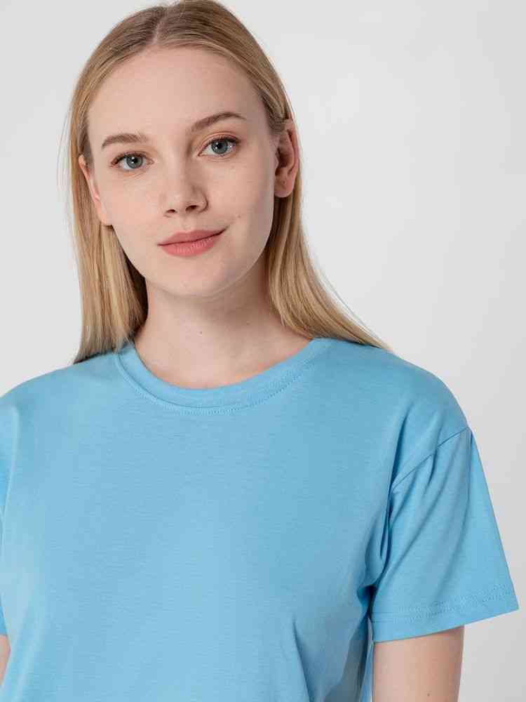 Футболка унисекс T-Bolka 160, голубая - 11