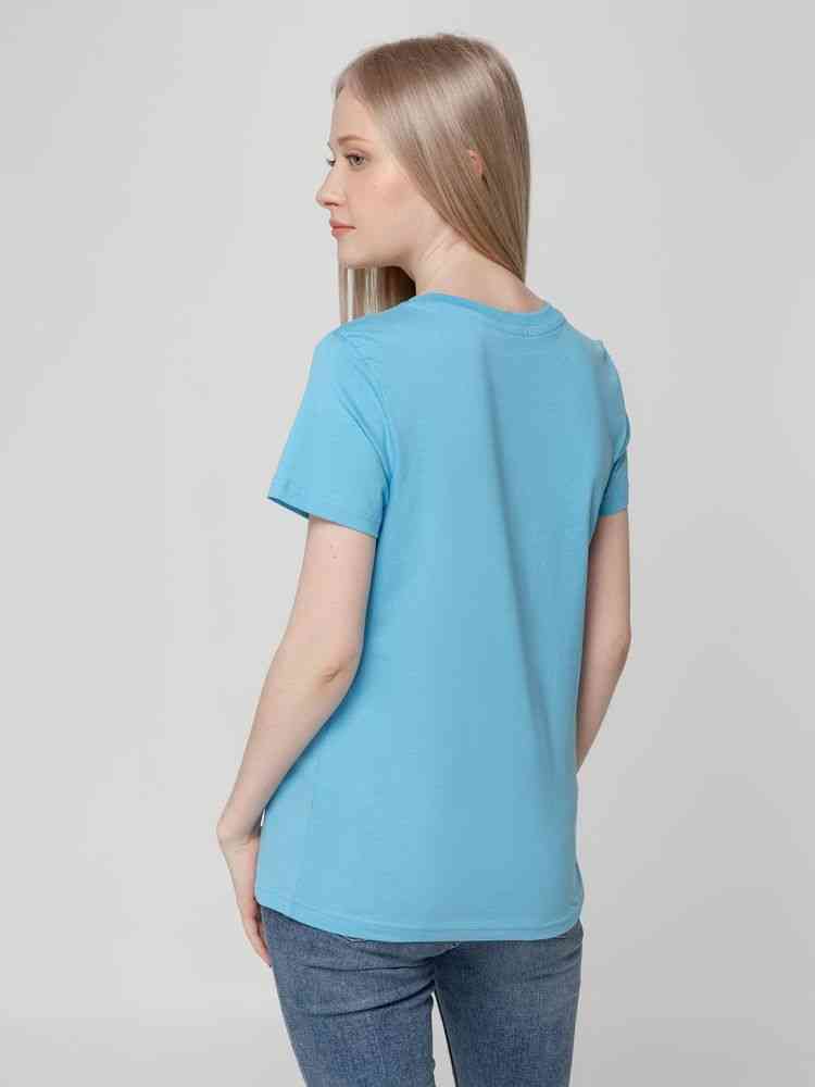 Футболка женская T-bolka Lady, голубая - 7
