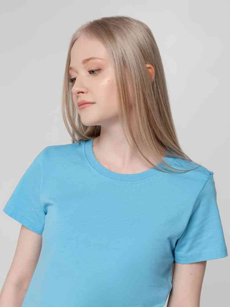 Футболка женская T-bolka Lady, голубая - 8