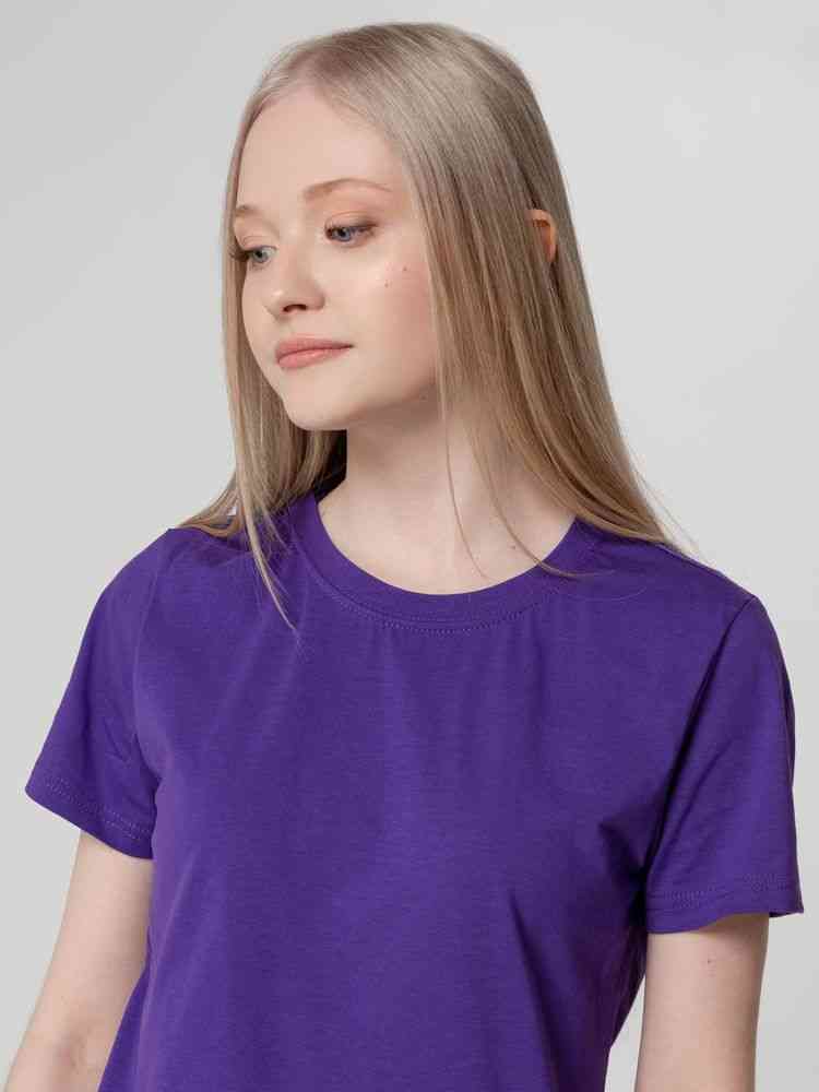 Футболка женская T-bolka Lady, фиолетовая - 8