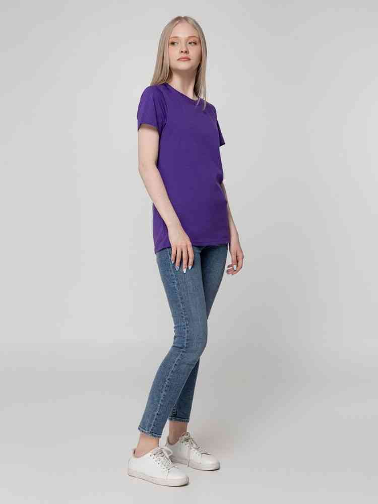 Футболка женская T-bolka Lady, фиолетовая - 9