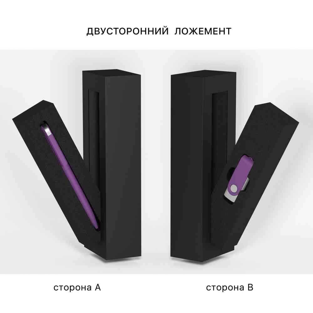 Набор ручка "Jupiter" + флеш-карта "Vostok" 16 Гб в футляре, покрытие soft touch - 3