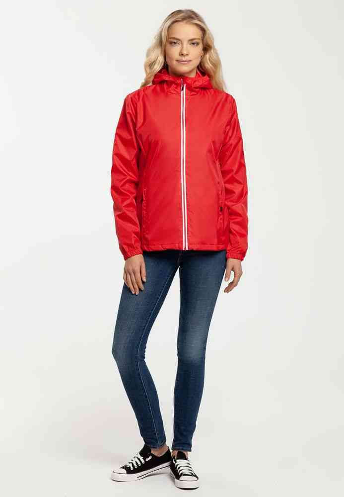 Ветровка женская Fastplant красная - 10