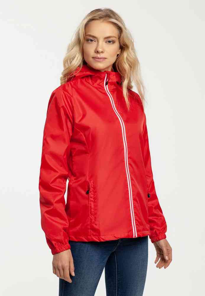 Ветровка женская Fastplant красная - 8