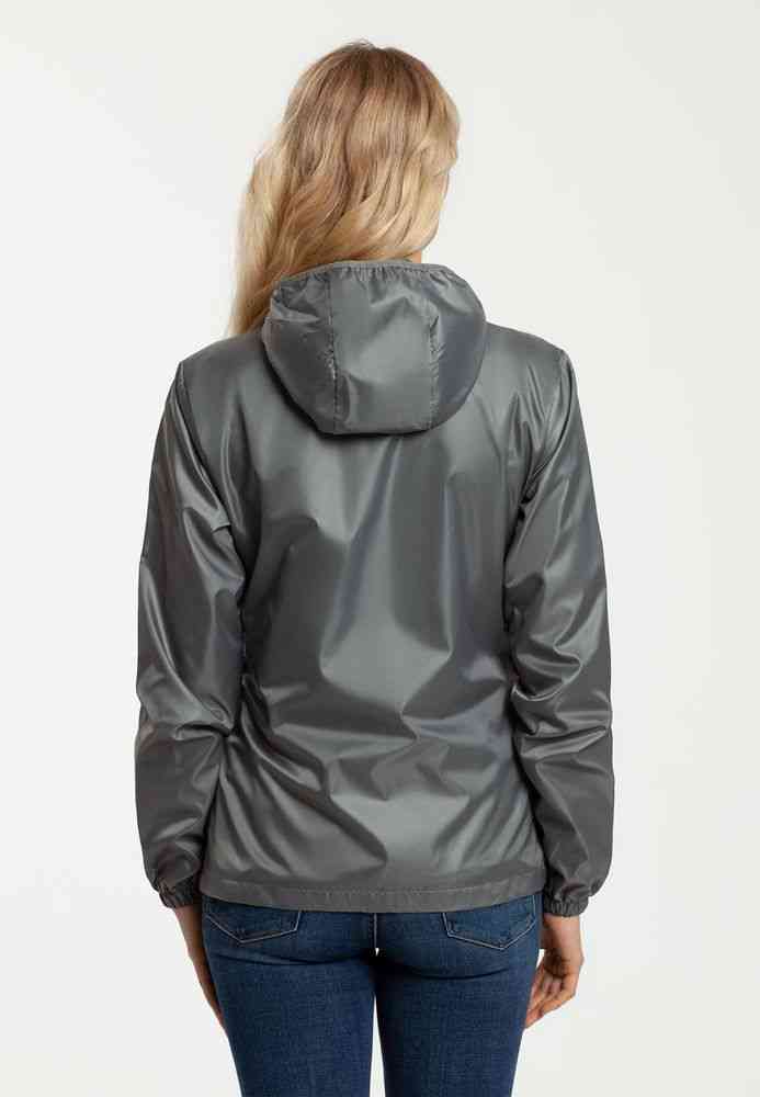 Ветровка женская Fastplant серая - 9