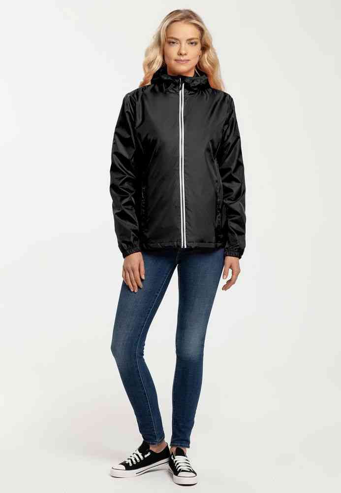 Ветровка женская Fastplant черная - 10