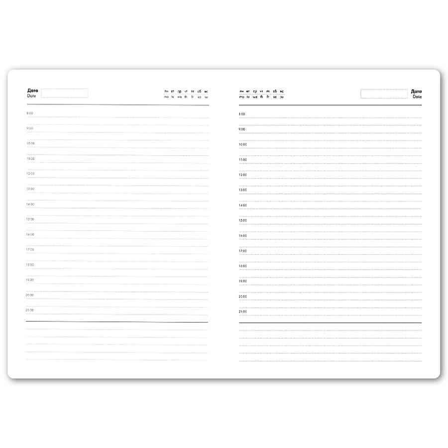 Ежедневник недатированный Bliss,  формат А5, в линейку - 4