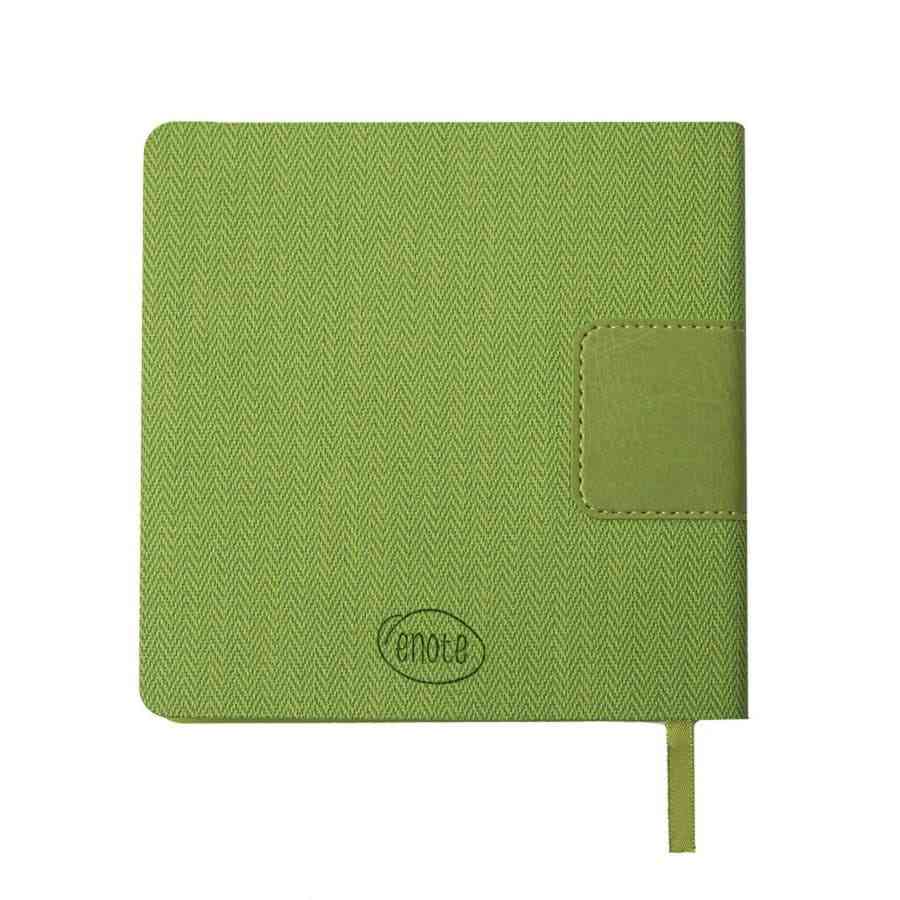 Ежедневник недатированный Scotty, А5-,  зеленое яблоко, кремовый блок, без обреза - 5