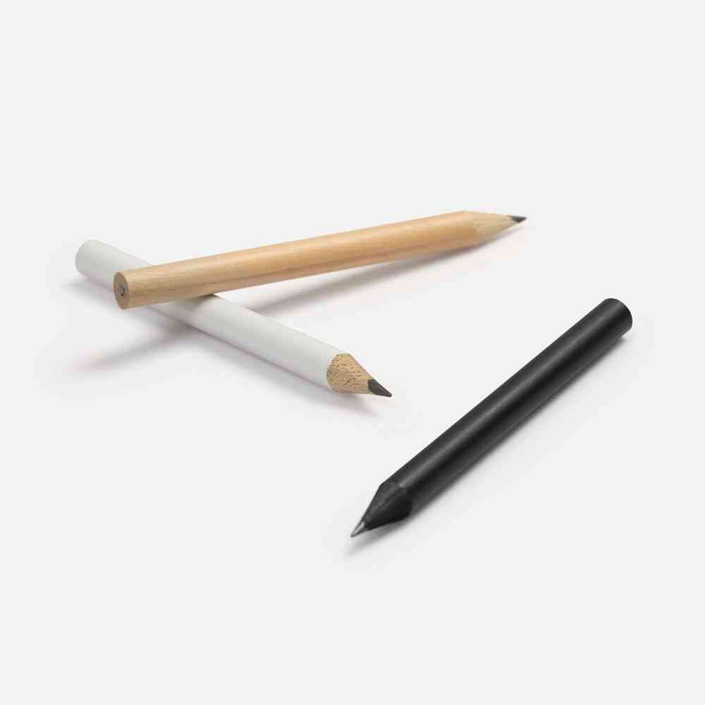 Карандаш простой Mini, белый - 3