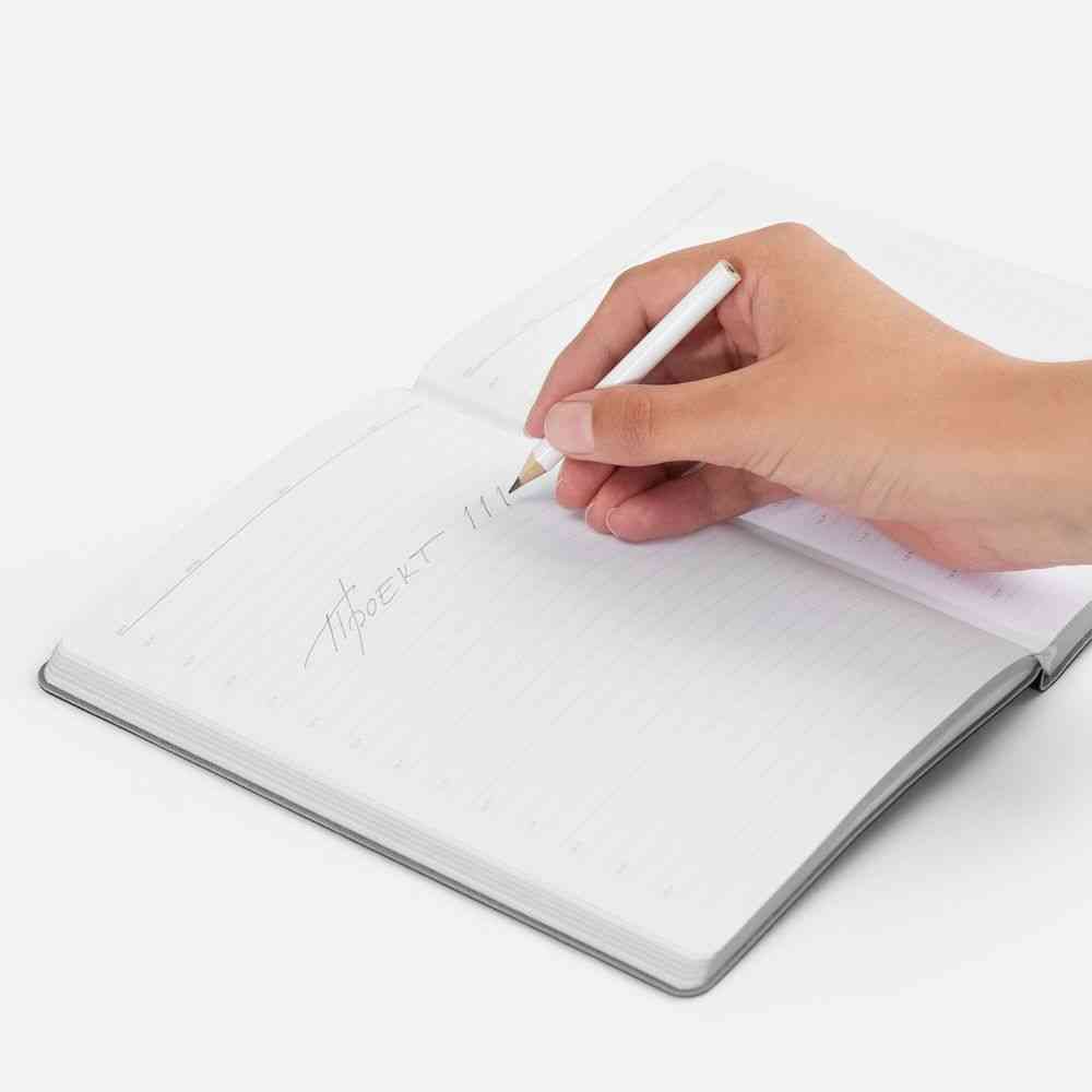 Карандаш простой Mini, белый - 2