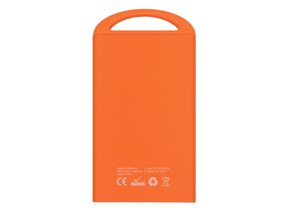 Внешний аккумулятор Shine с зеркальной гравировкой, 4000 mAh - 4