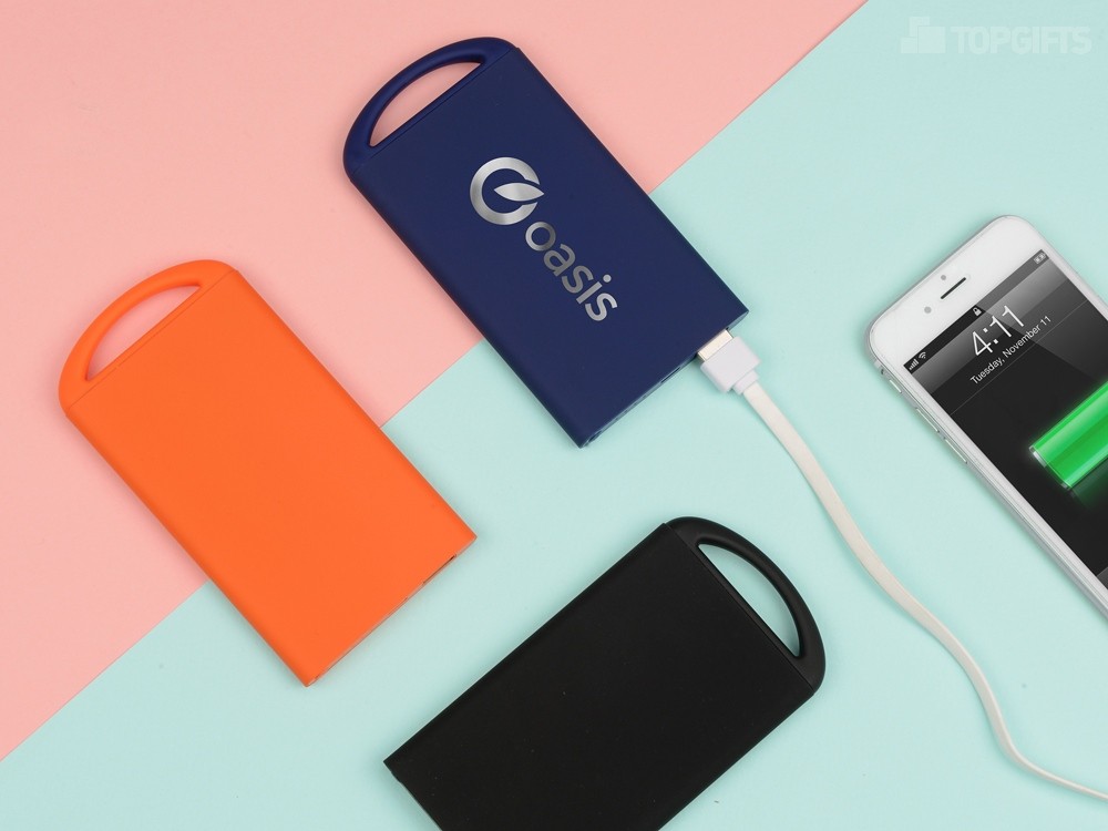 Внешний аккумулятор Shine с зеркальной гравировкой, 4000 mAh - 8