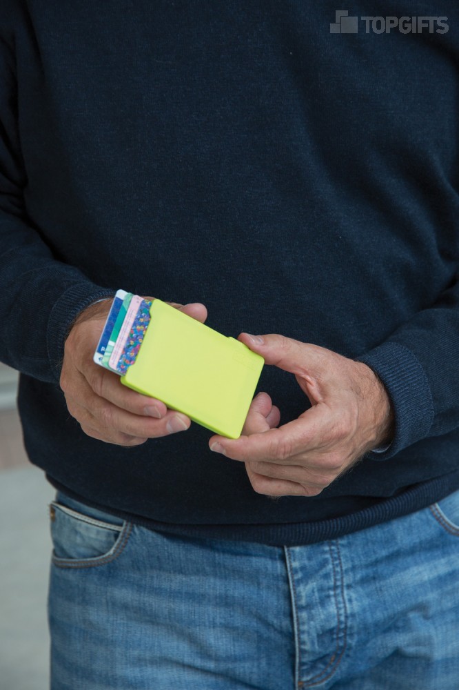 Держатель RFID для пяти карт, зеленый - 7