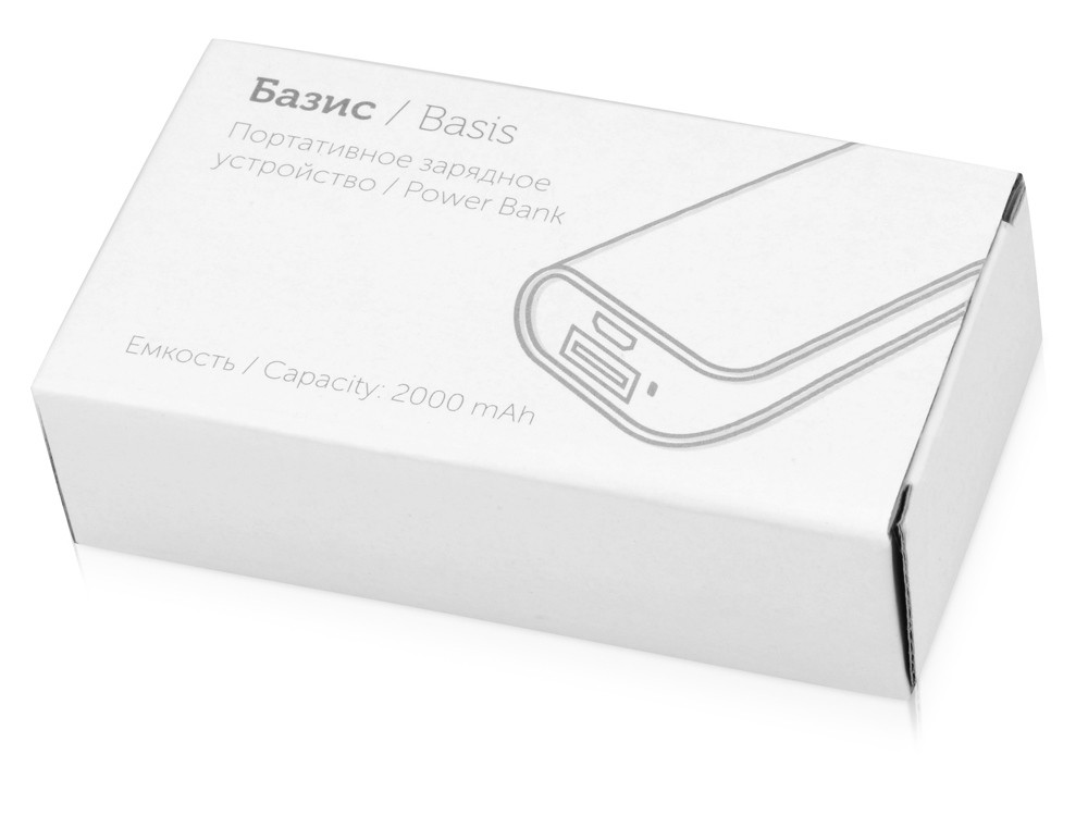 Внешний аккумулятор Basis, 2000 mAh - 4
