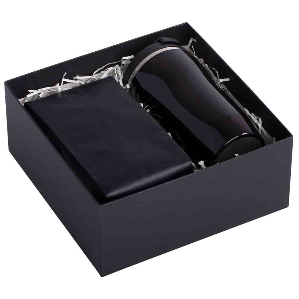 Набор Grain: термостакан и кофе, черный - 2