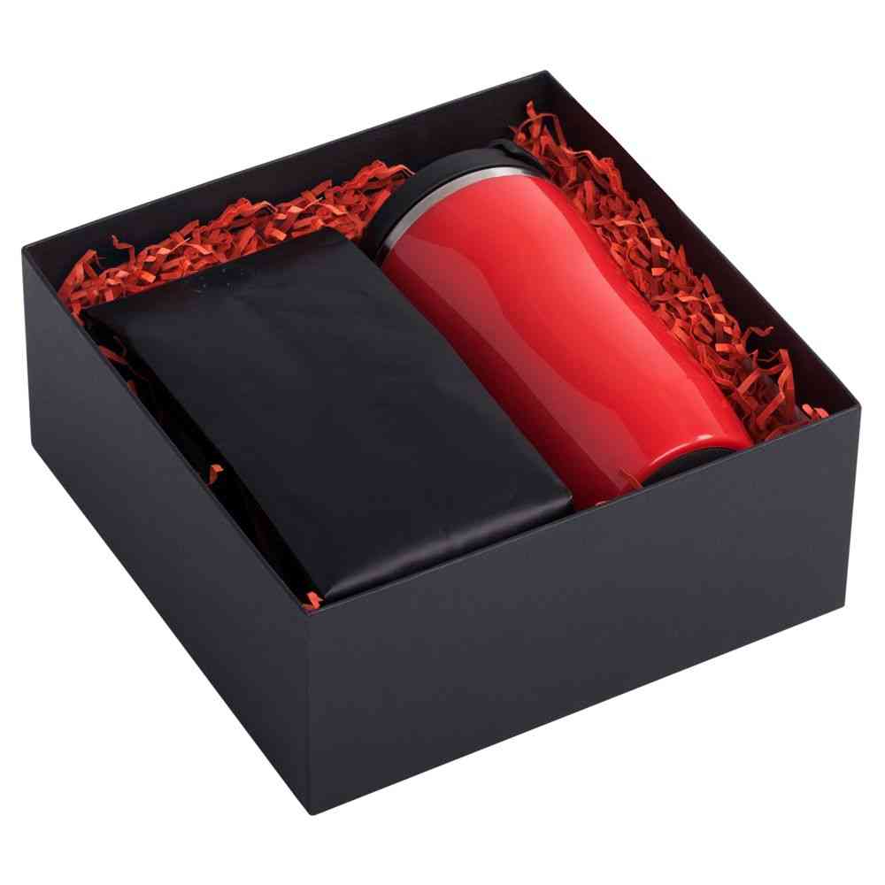 Набор Grain: термостакан и кофе, красный - 2