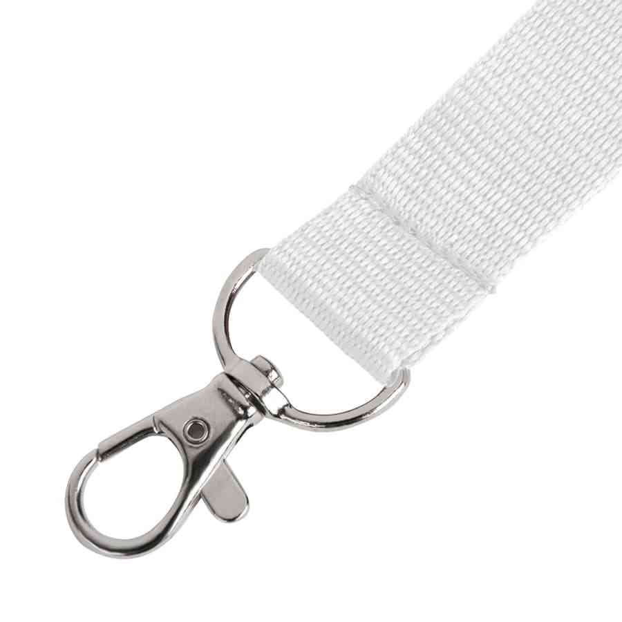 Ланъярд NECK, белый, полиэстер, 2х50 см - 2