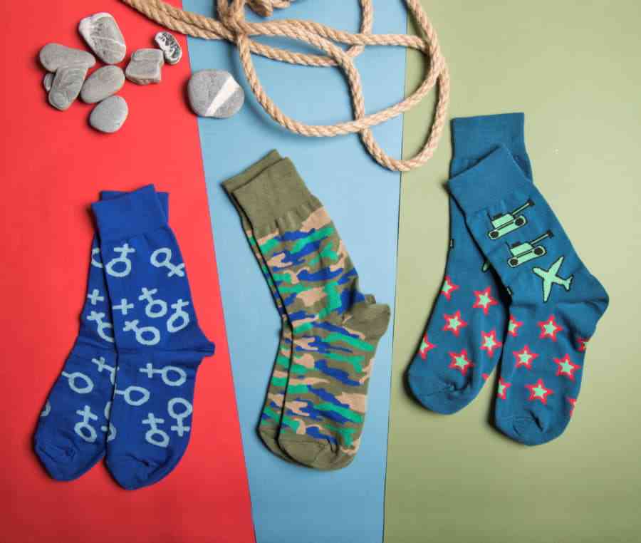 Носки подарочные  "Мужские" в упаковке - 4