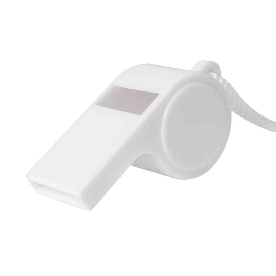 Свисток Судья, белый, 5x2,4х1,9см, пластик,текстиль - 2