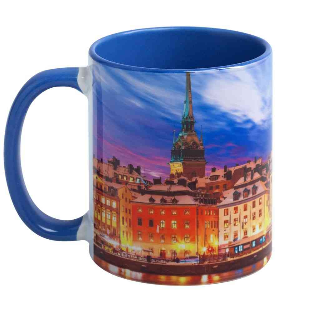 Кружка Promo Plus для сублимационной печати, голубая - 3