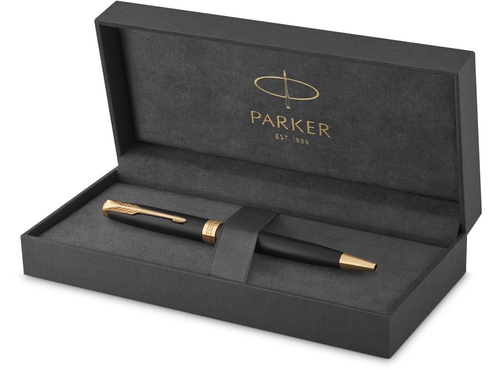 Ручка шариковая Parker Sonnet Core Matte Black GT - 3