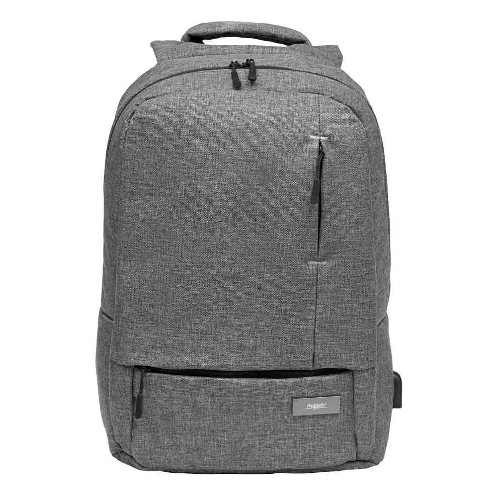 Рюкзак Migliores с USB разъемом, серый/бирюза - 2