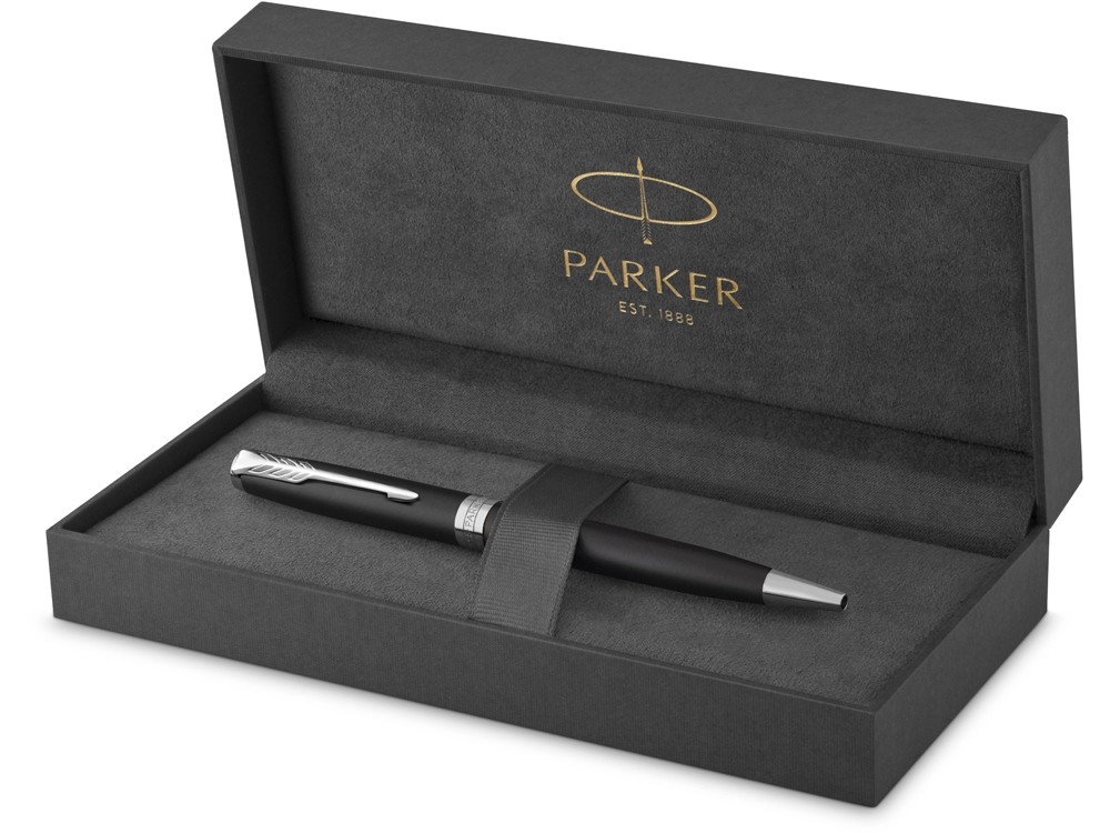 Ручка шариковая Parker Sonnet Core Matte Black CT №2