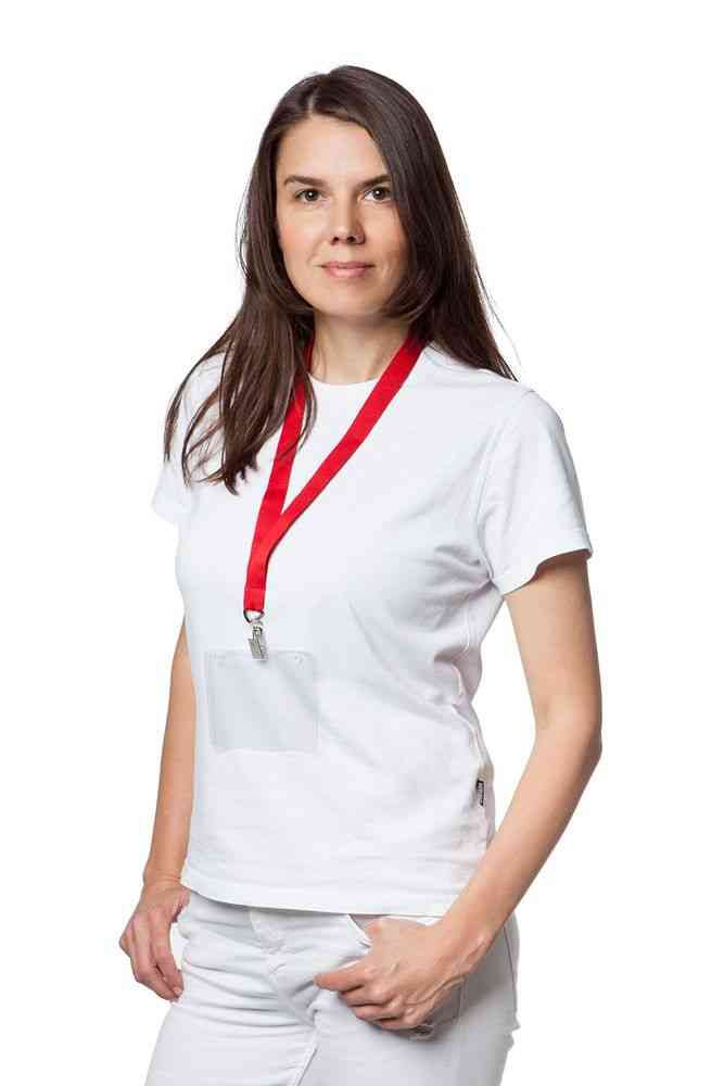 Лента для бейджа Neckband, красная - 4