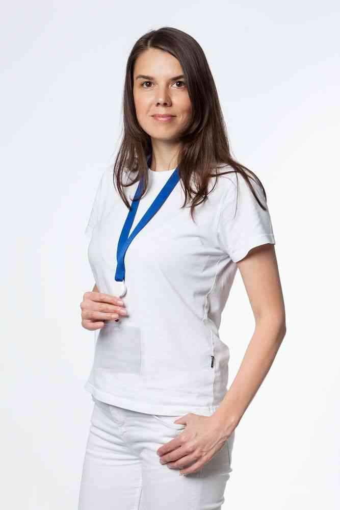 Лента для бейджа с ретрактором Retract, синяя - 4