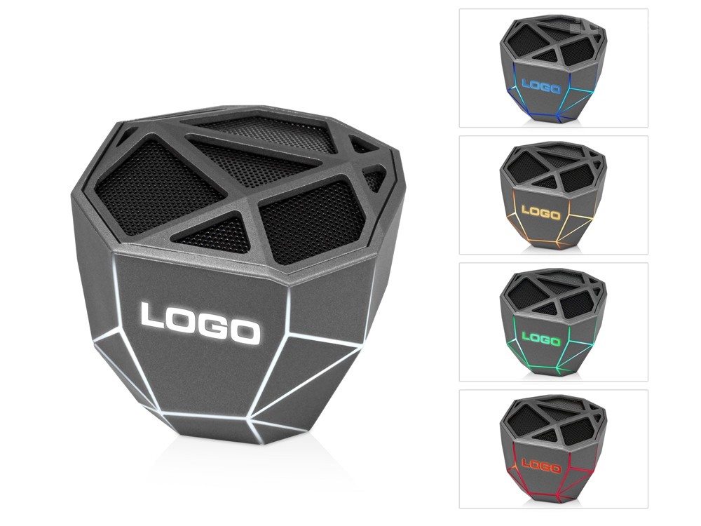 Портативная колонка Geo, 5 цветов подсветки - 8