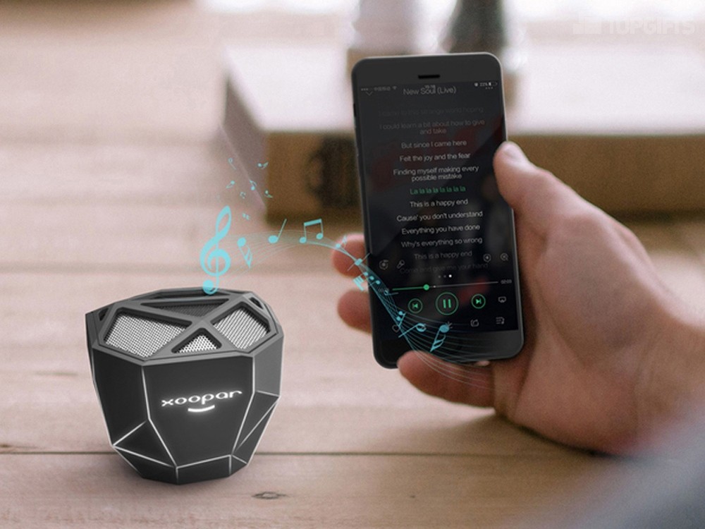 Портативная колонка Geo, 5 цветов подсветки - 12