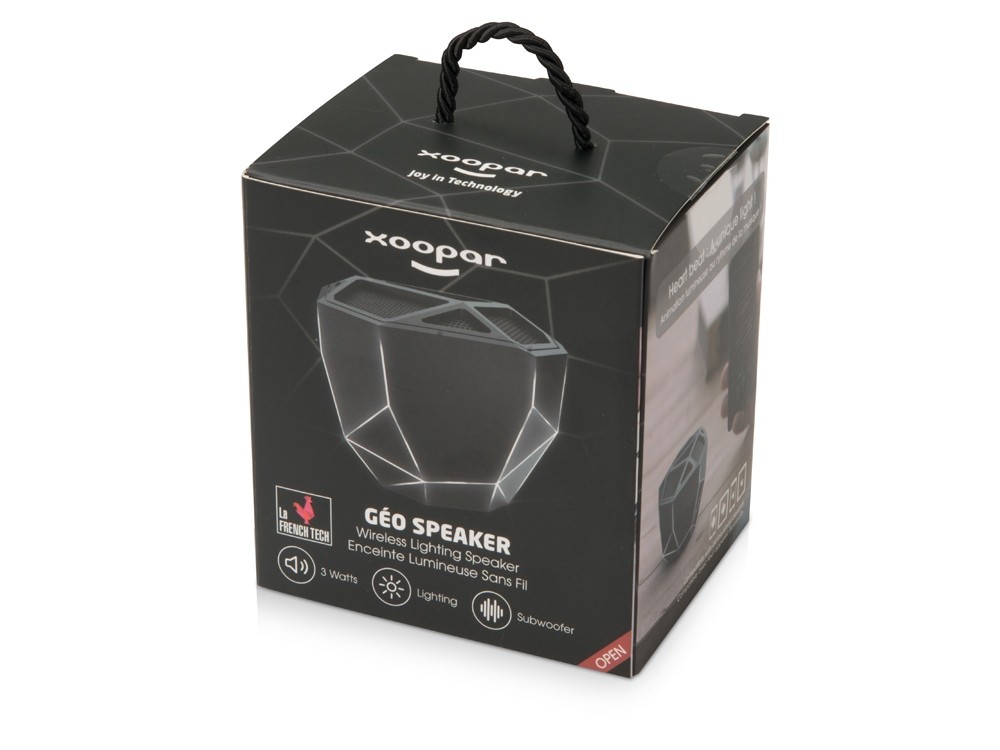 Портативная колонка Geo, 5 цветов подсветки - 14