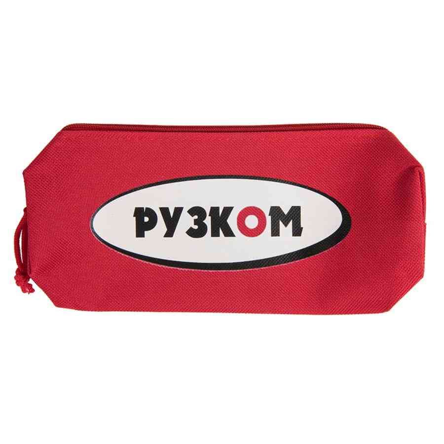 Чехол для карандашей ATECAX, красный, 5х20х4,5 см, полиэстер - 2