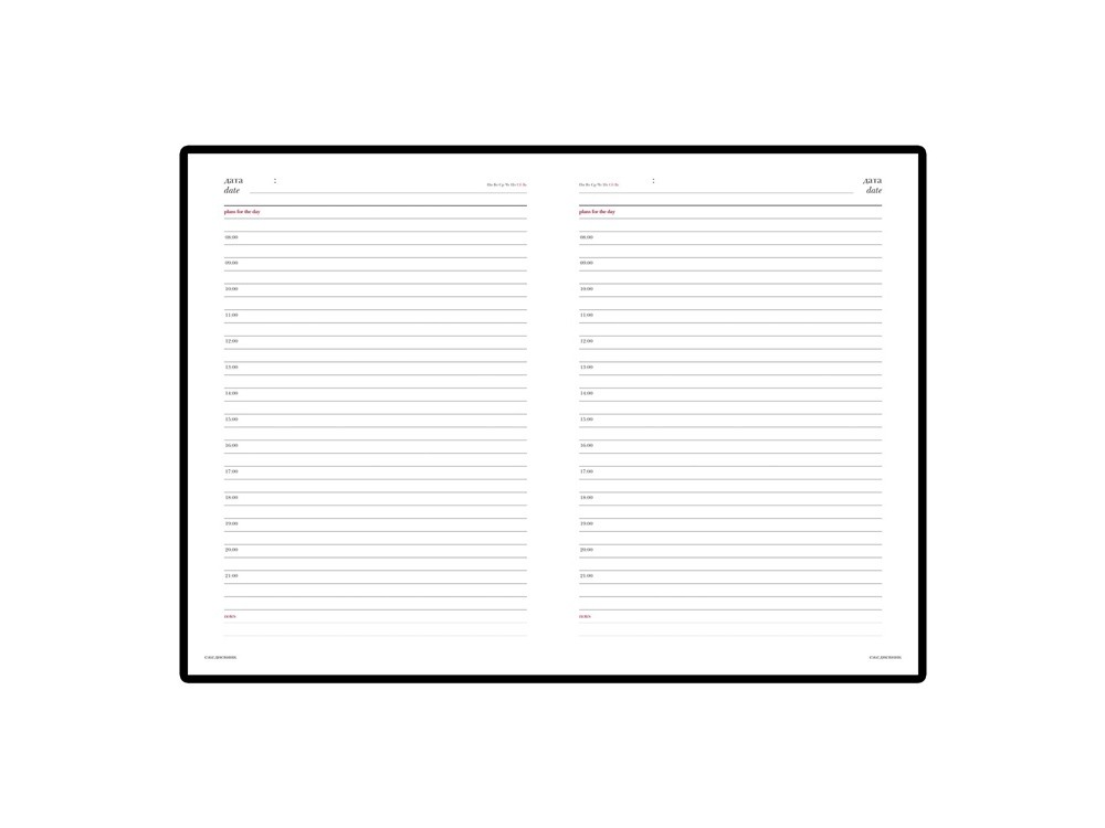 Ежедневник А5 недатированный Leader - 2