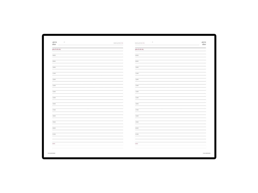 Ежедневник А5 недатированный Leader - 2